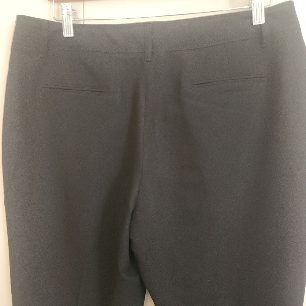 P39 Zac & Rachel black cropped dress pants pockets button detail @ cuffs - Picture 10 of 15